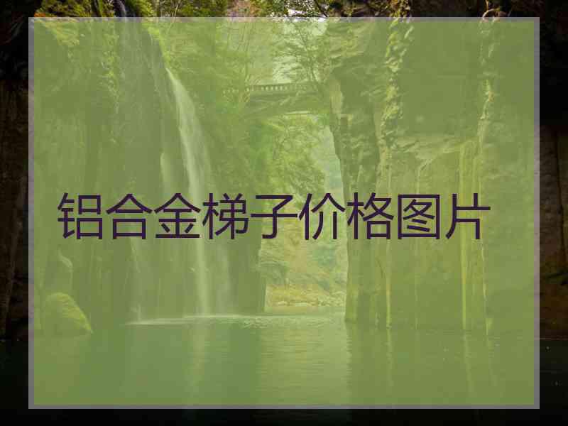 铝合金梯子价格图片
