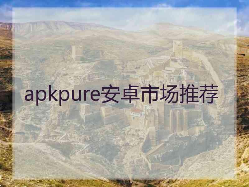 apkpure安卓市场推荐