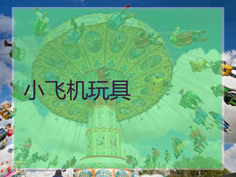 小飞机玩具
