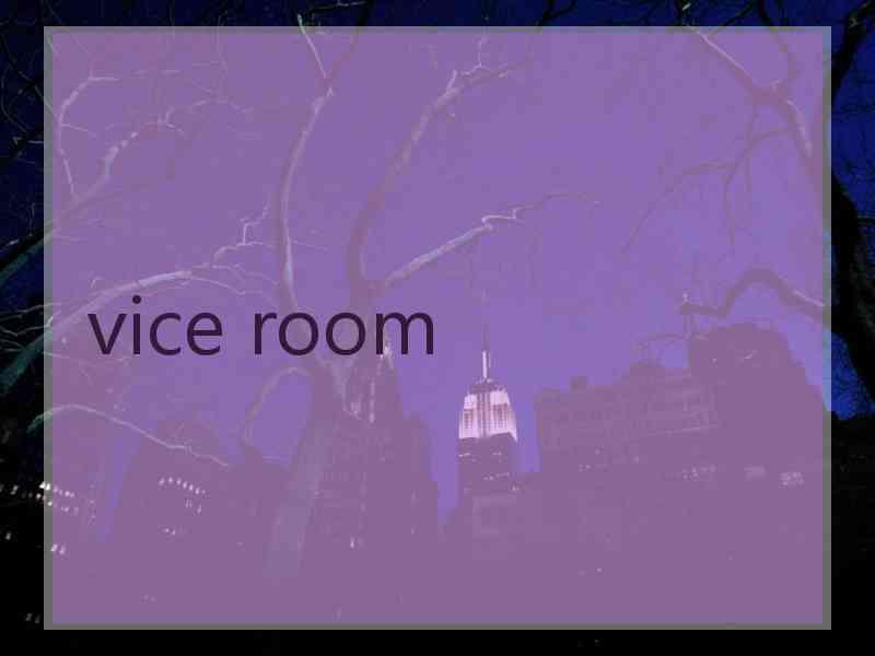 vice room