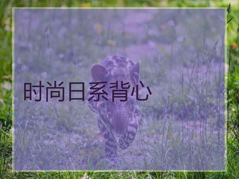 时尚日系背心