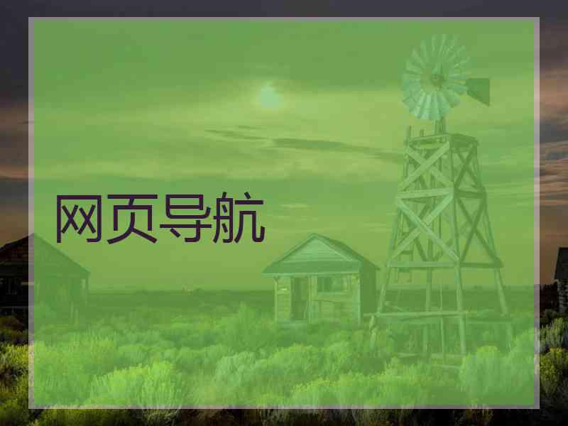 网页导航