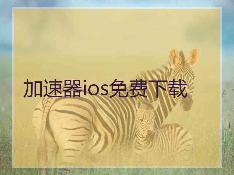 加速器ios免费下载