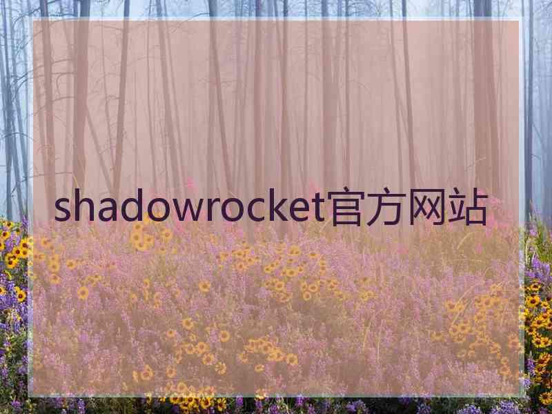 shadowrocket官方网站