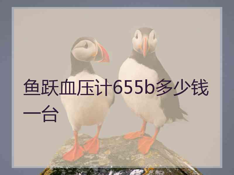 鱼跃血压计655b多少钱一台