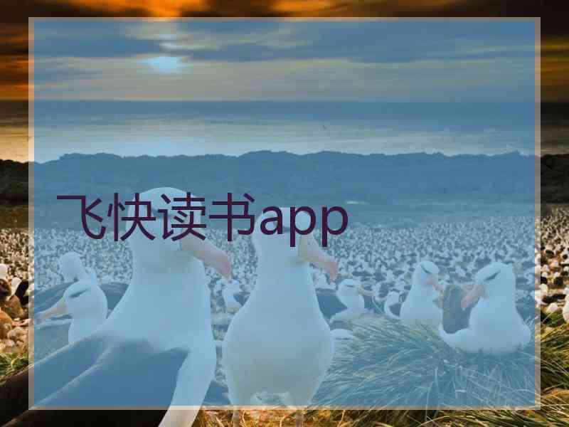 飞快读书app